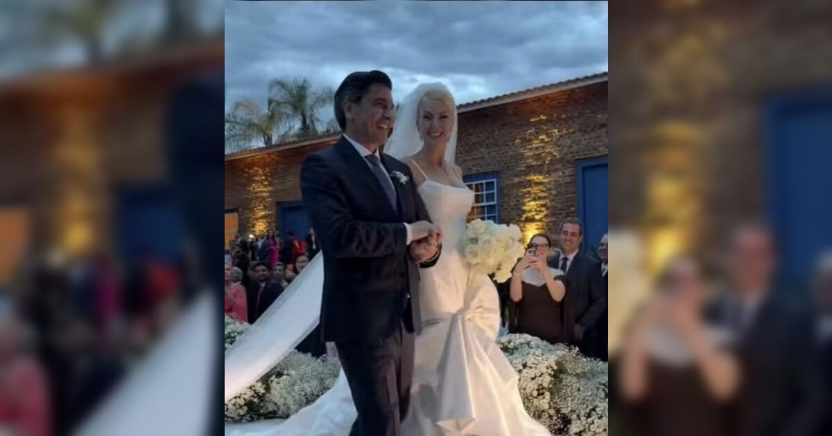 Ana Hickmann emociona Edu Guedes em votos de casamento: ‘Você não desistiu de mim’