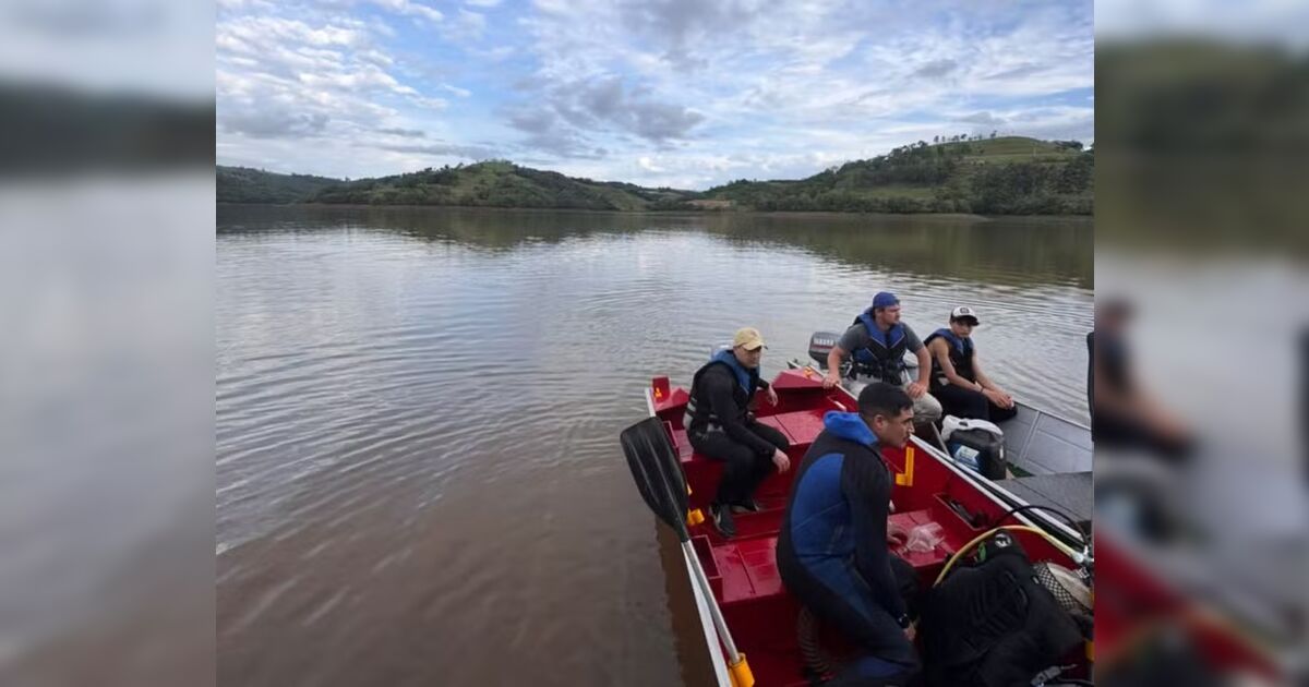 Bombeiros entram no 3º dia de buscas por pescador que caiu em represa no Paraná