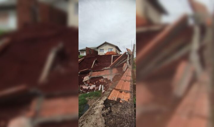 Apucarana supera média mensal de chuva em duas semanas e registra estragos