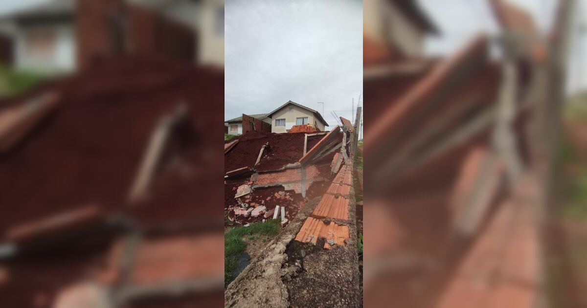 Apucarana supera média mensal de chuva em duas semanas e registra estragos