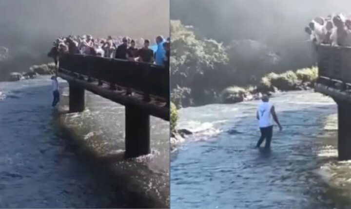 Turista que pulou nas Cataratas do Iguaçu para resgatar celular é multado em R$ 7,8 mil