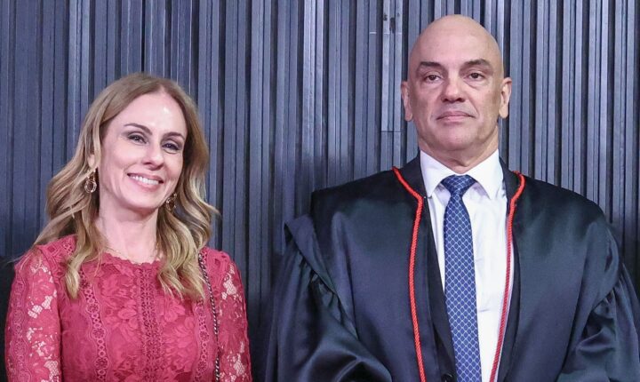 Vídeo mostra Moraes desembarcando de jatinho de empresa de Vorcaro; avião foi apontado pela PF como pagamento ao escritório da esposa do ministro