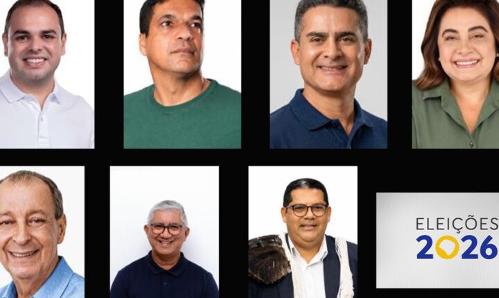 Sete candidatos disputam o governo do Amazonas nas eleições de 2026