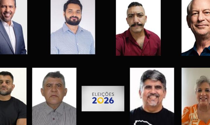 Ceará tem oito candidatos a governador nas eleições de 2026; conheça os nomes