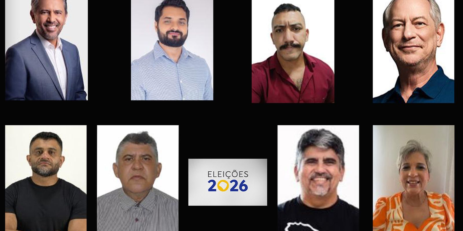Ceará tem oito candidatos a governador nas eleições de 2026; conheça os nomes