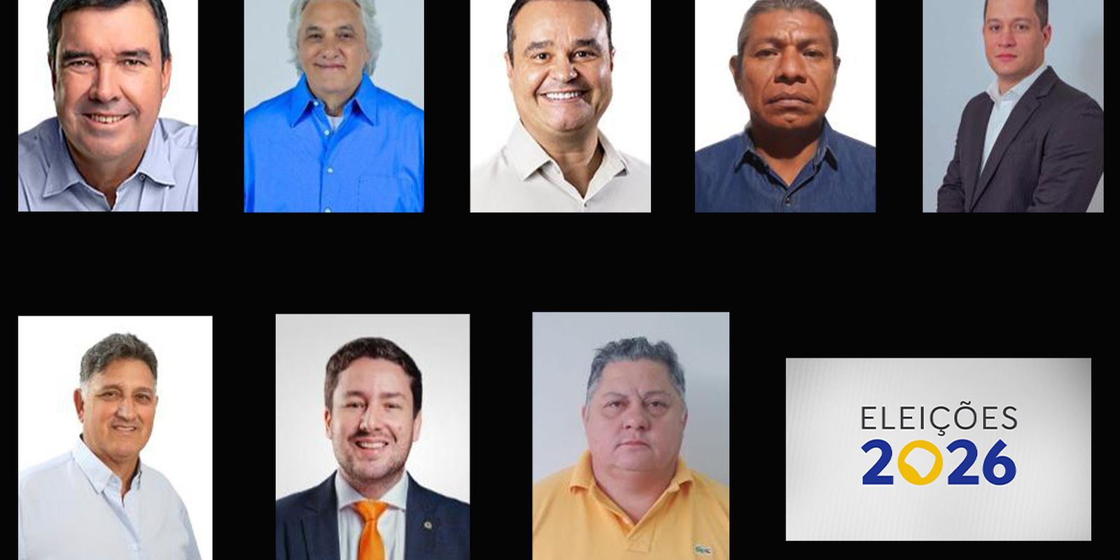 Veja quem são os candidatos a governador de Mato Grosso do Sul nas eleições de 2026