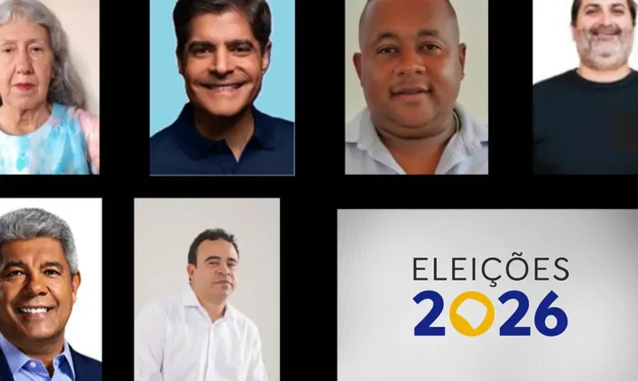 Eleições 2026: Conheça os seis candidatos ao governo da Bahia