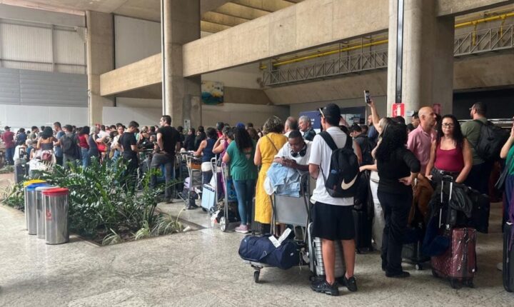 Pista de Confins é liberada após cancelamento de ao menos 45 voos