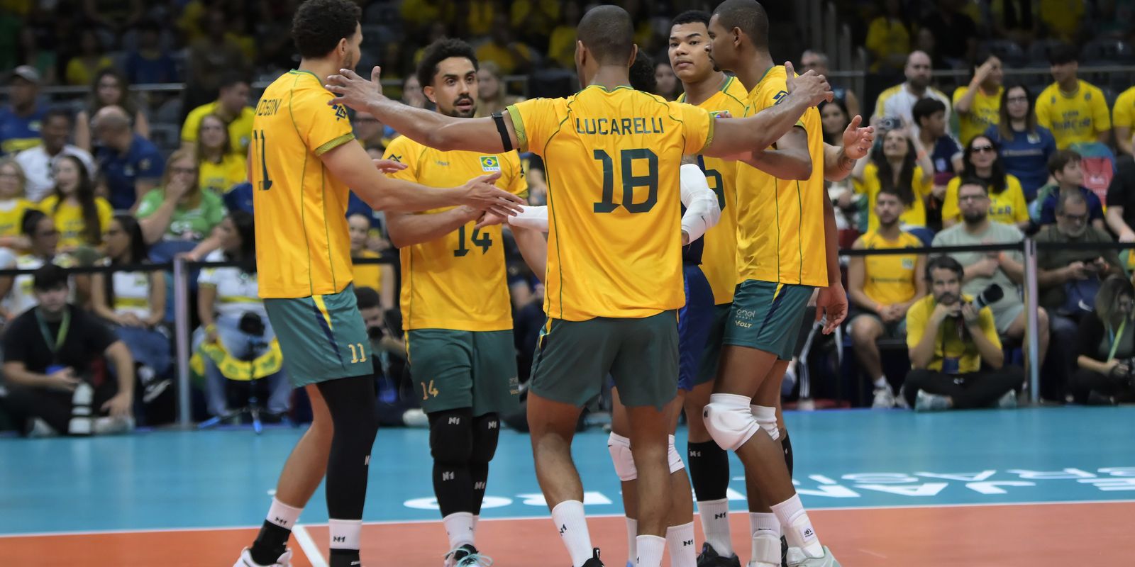 Brasil vence Venezuela e garante vaga no Mundial de vôlei masculino