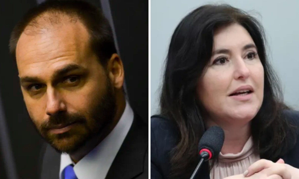 Eduardo Bolsonaro diz que Simone Tebet ‘se prostitui’ por cargos, e candidata reage: ‘covarde’