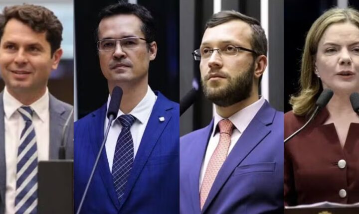 Quaest no Paraná para o Senado: Alexandre Curi, 14%; Deltan Dallagnol, 11%; Filipe Barros, 11%; e Gleisi, 10%