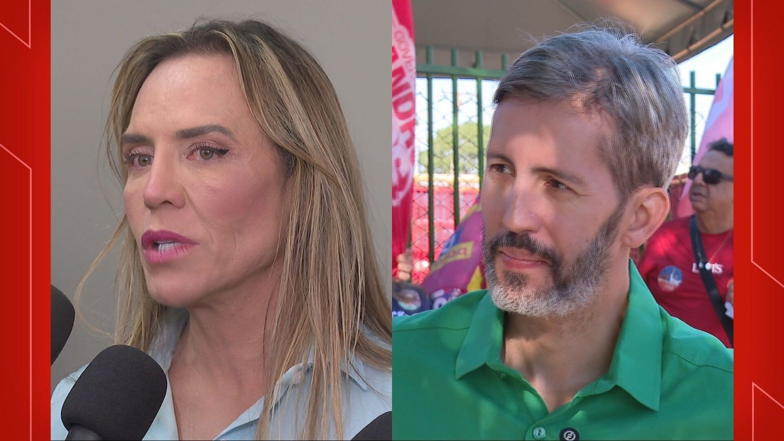 Quaest no DF, 2º turno: Celina Leão lidera com 54% contra 31% de Leandro Grass