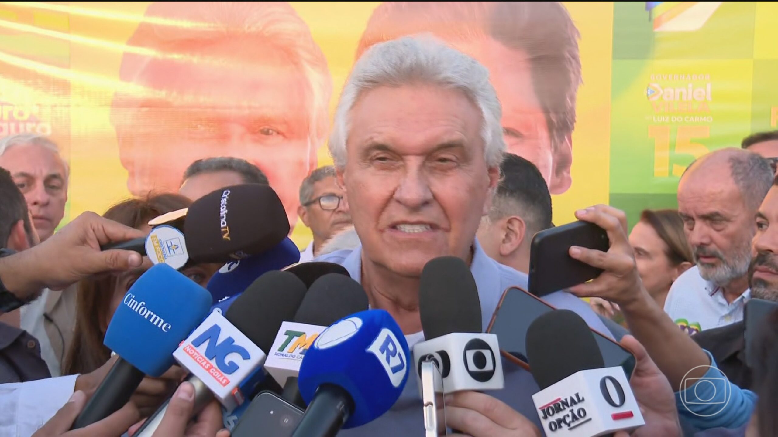 Caiado diz que Vorcaro comprou Lula e Flávio Bolsonaro durante sabatina de campanha