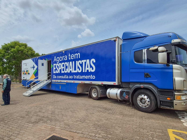 Carretas do SUS já atenderam 8 mil pessoas e fizeram 15 mil procedimentos em MS