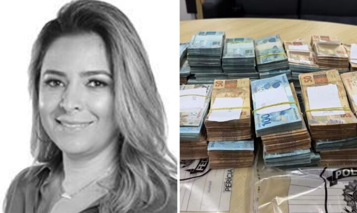Decisão de Flávio Dino diz que Valéria Rodrigues, esposa de Cezinha, estava com mala de R$ 510 mil apreendida em Congonhas