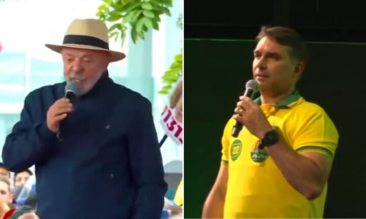 Lula e Flávio fazem comícios simultâneos em SC, reduto do bolsonarismo