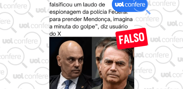 Publicações falsas acusam Alexandre de Moraes de falsificar relatório da PF e minuta golpista
