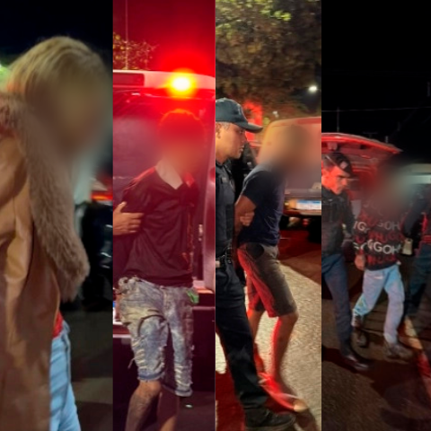 Quatro são presos suspeitos de executar duas pessoas e ferir adolescente em casa no interior