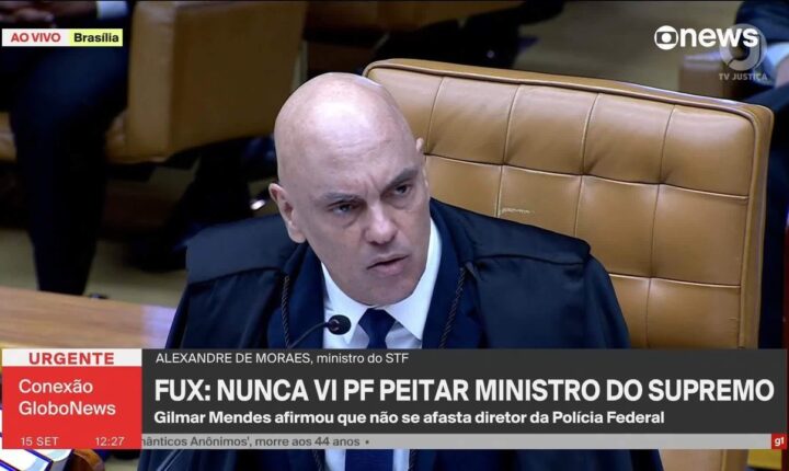 Moraes e André Mendonça batem boca em sessão do STF sobre crise Master na Corte