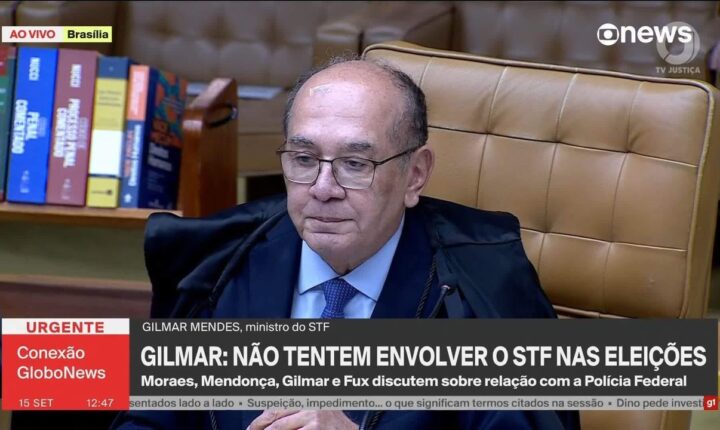 Gilmar Mendes questiona decisão da Segunda Turma que afastou diretor da PF