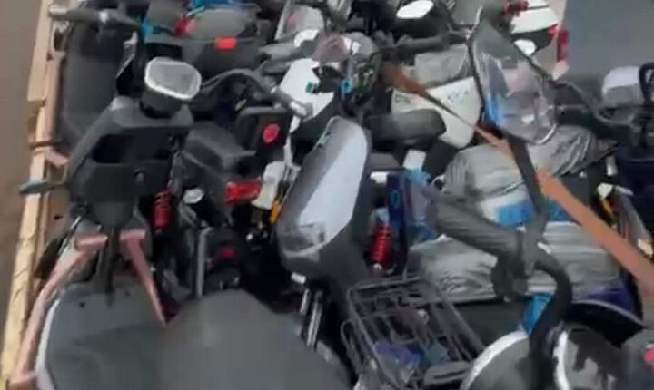 Operação prende 5 pessoas em flagrante e apreende 32 motos elétricas em Dourados