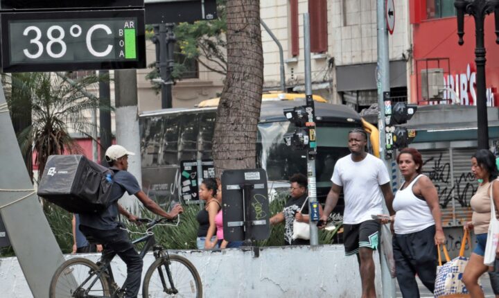 Inmet emite alerta para onda de calor em oito estados do país