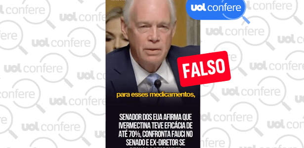 Ivermectina não possui 70% de eficácia no tratamento da covid-19, aponta checagem