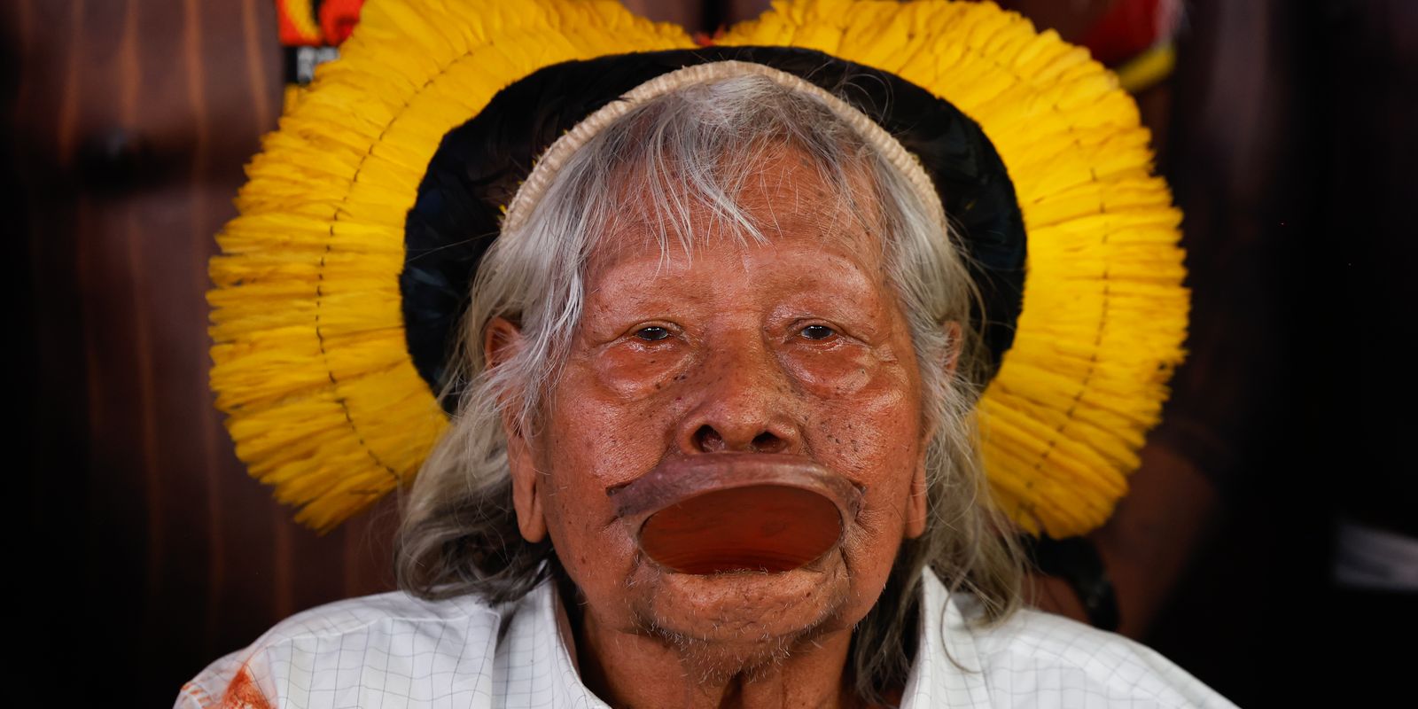 Cacique Raoni, aos 94 anos, passa a receber cuidados paliativos em Mato Grosso