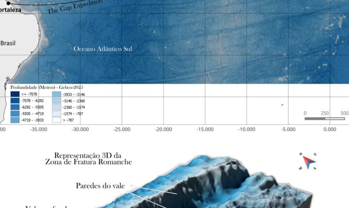 Expedição científica brasileira investiga os abismos da Zona de Fratura Romanche no Atlântico