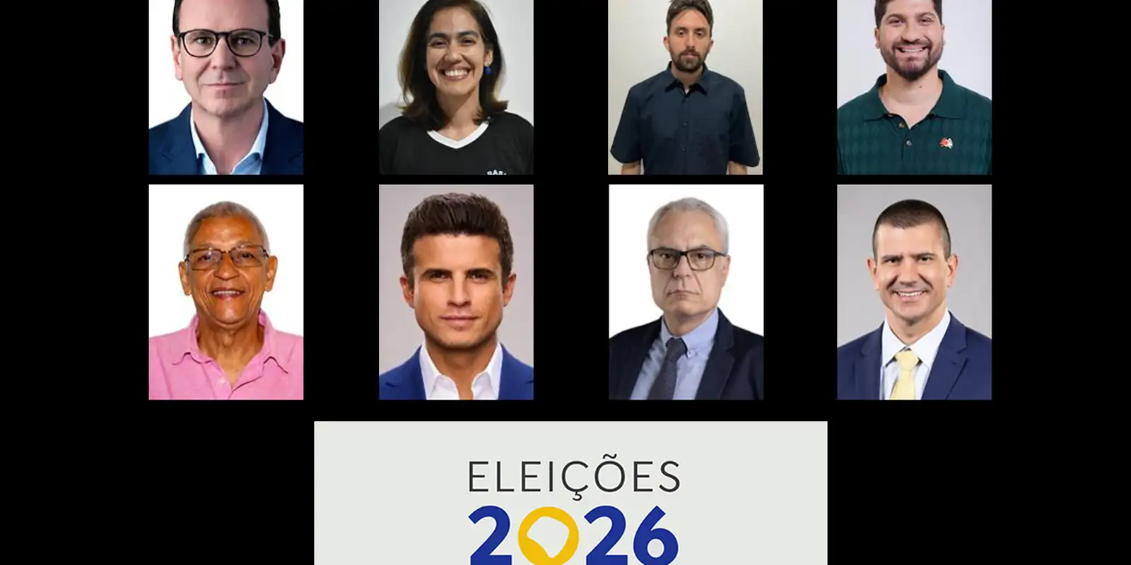Eleições 2026: Conheça os nove candidatos que disputam o governo do Rio de Janeiro