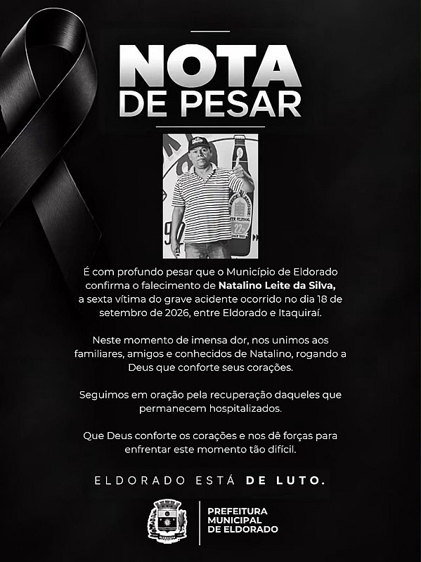 Sexta vítima de acidente entre van de saúde e carro morre após dias internado