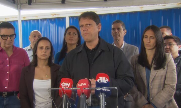 Tarcísio promete universalizar saneamento básico em 371 municípios até 2029 com R$ 70 bilhões em investimentos