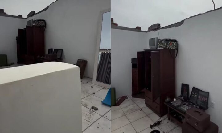 Morador de Pelotas relata nas redes sociais destruição provocada por tempestade no RS