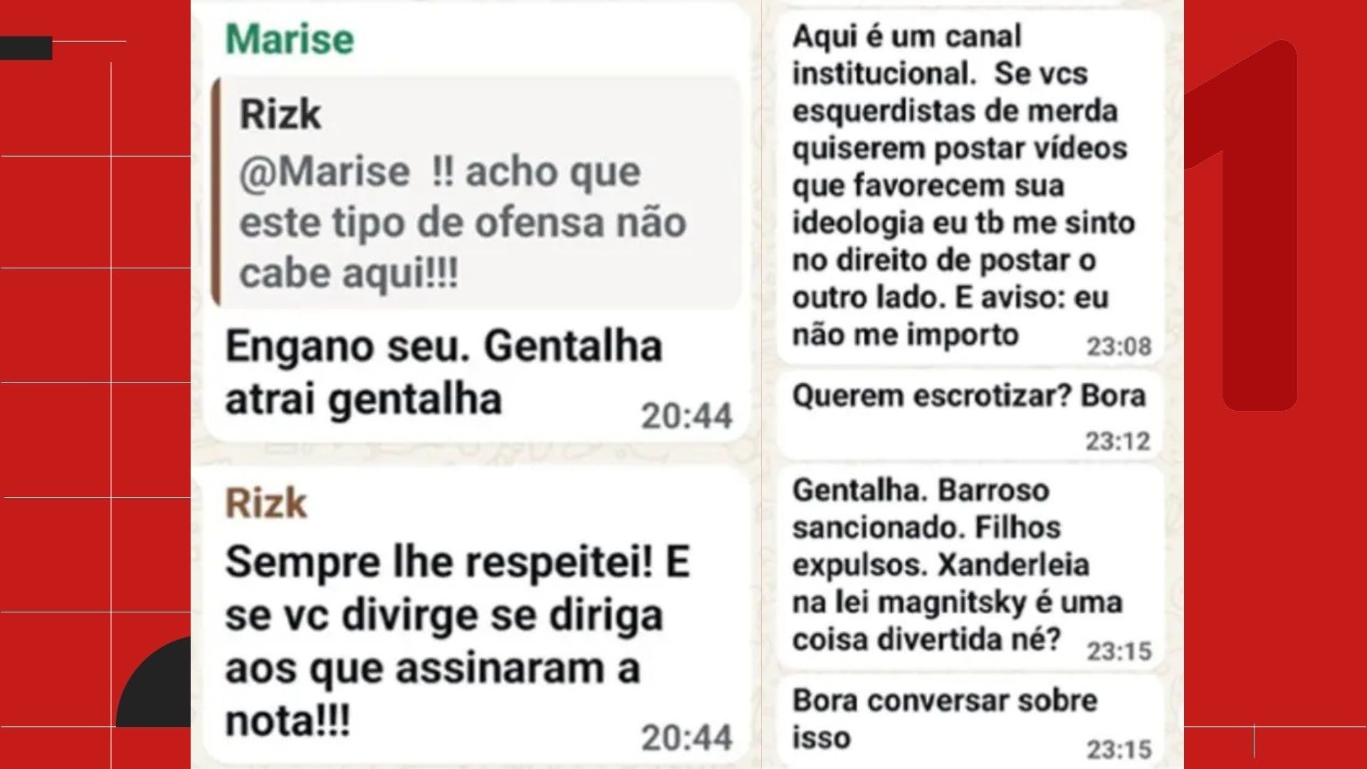 ‘Gentalha atrai gentalha’: desembargadora do ES vira ré no STJ por ofensas em grupo de WhatsApp