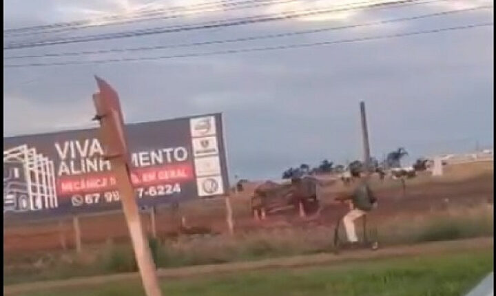 VÍDEO: Viatura capota durante treinamento do Curso de Operações Ambientais em Dourados