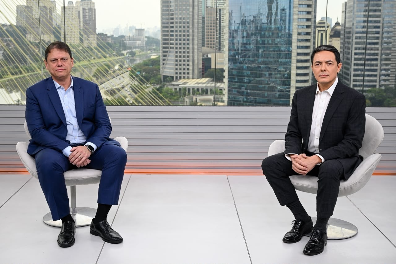SP1 entrevista Tarcísio de Freitas nesta segunda-feira