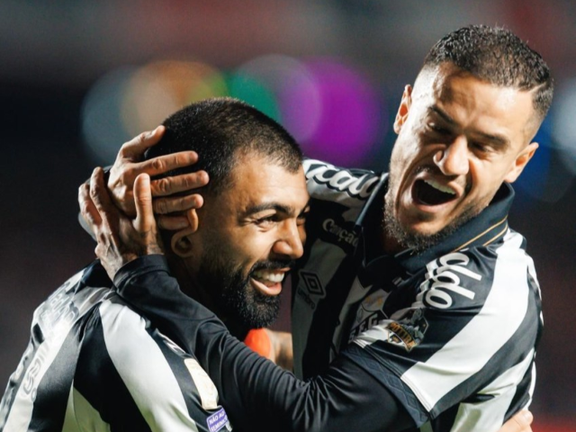 Gabigol marca duas vezes na virada do Santos sobre o São Paulo no Morumbis