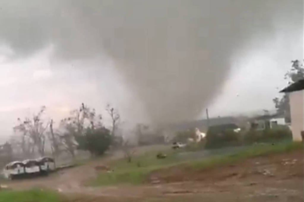 Avanço de frente fria e ciclone coloca estados da região Sul em alerta para temporais, granizo e tornados