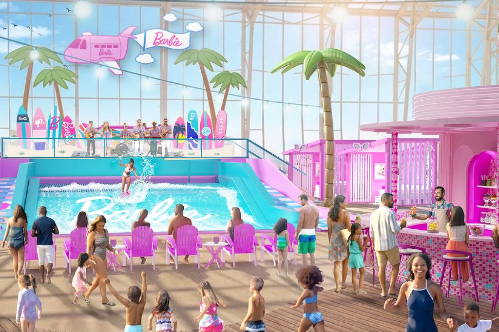 Mattel anuncia construção de seu primeiro parque aquático nos EUA com atrações da Barbie e Hot Wheels