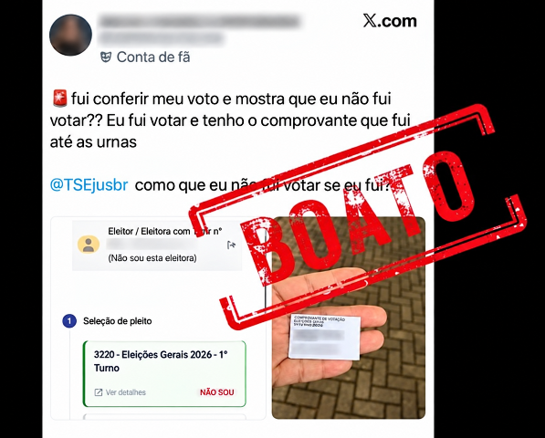 Eleitores se assustam com aviso de “faltou” após votar e TRE explica atualização