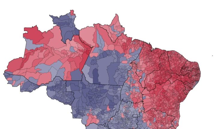 Mapas detalham a geografia do voto que levou Flávio Bolsonaro e Lula ao 2º turno das eleições presidenciais