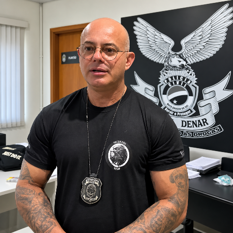 Defesa de delegado preso pede soltura e propõe uso de tornozeleira e entrega de distintivo