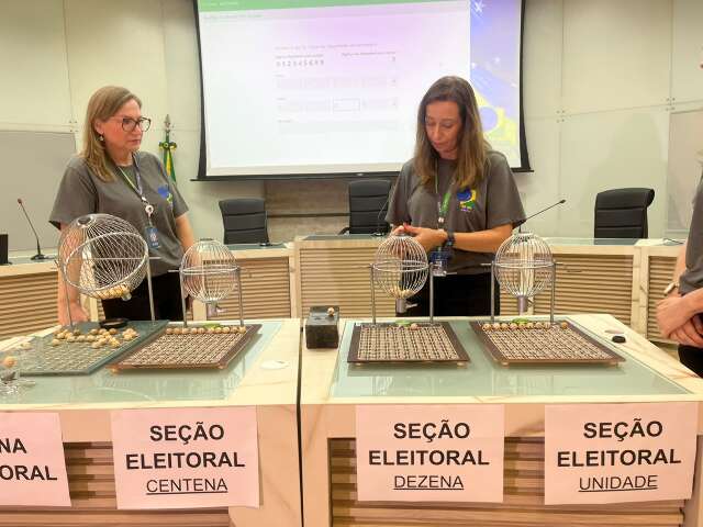 Justiça Eleitoral sorteia urnas que passarão por testes antes das eleições em Mato Grosso do Sul
