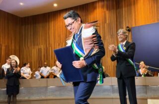 Ministro Eloy Terena recebe comenda em Campo Grande e destaca atuação indígena