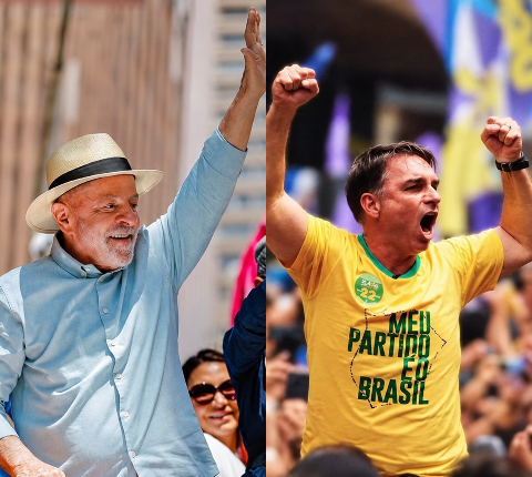 Com 44% dos votos, Lula larga atrás para o 2º turno contra Flávio Bolsonaro