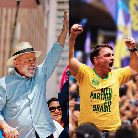 Com 44% dos votos, Lula larga atrás para o 2º turno contra Flávio Bolsonaro