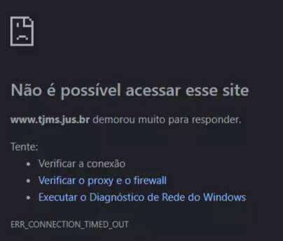 Sistemas do Tribunal de Justiça de MS seguem instáveis pelo segundo dia e prazos são prorrogados