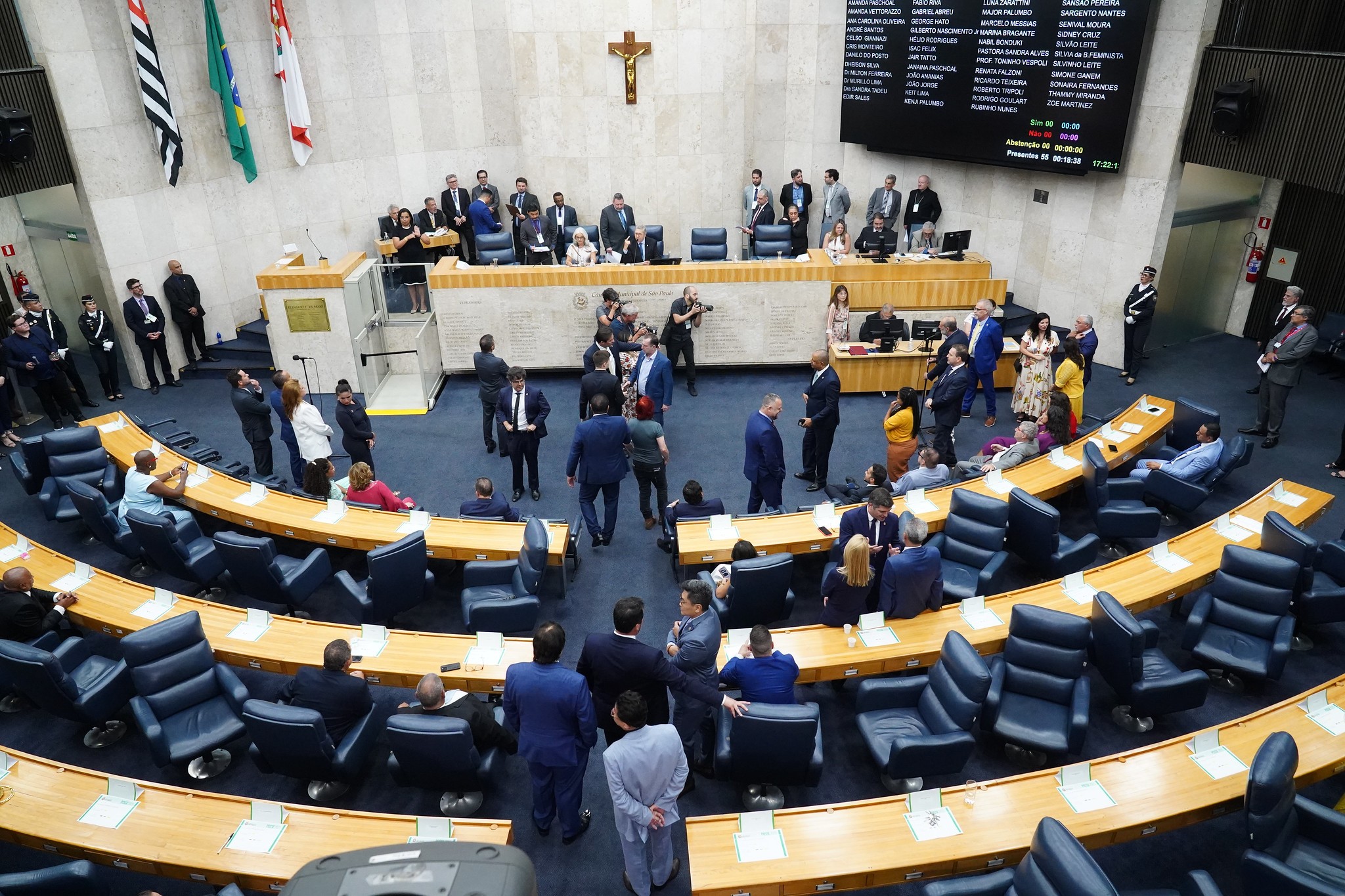 Câmara Municipal de SP tem nove vereadores eleitos deputados e terá nova composição em 2027