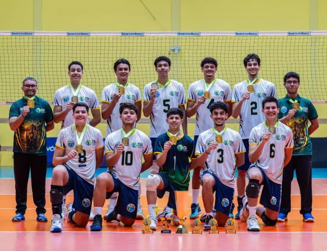 Seleção de MS vence Espírito Santo e é campeão do brasileiro Sub-18 de vôlei