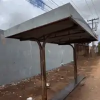 Seguidores escolhem desenho e artista transforma muro de ponto de ônibus em Campo Grande